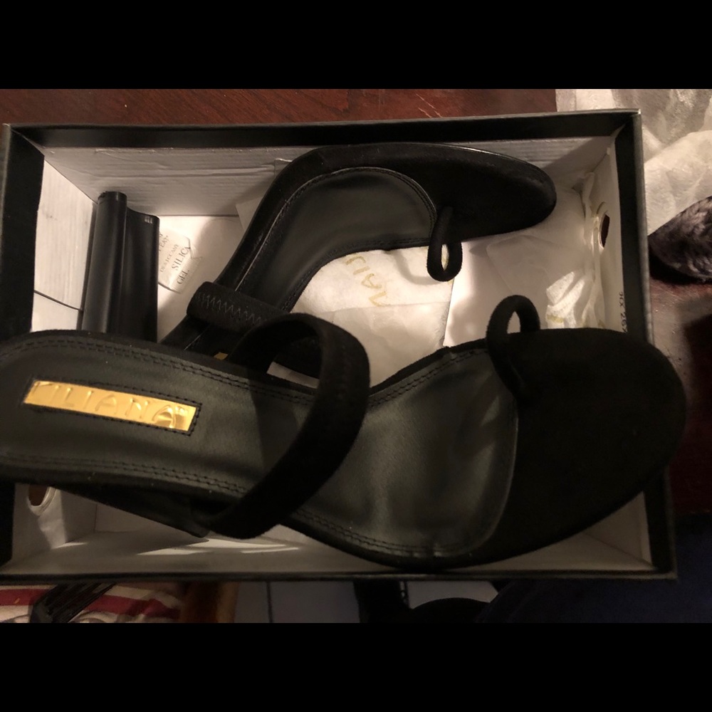 Black sandal heel - Picture 3 of 4